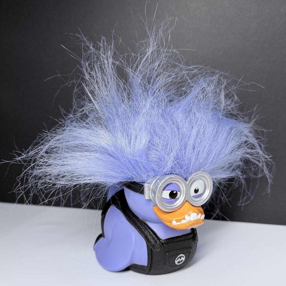 Minions TUBBZ Purple Evil Minion Rubber Duck Figure Numskull Universal 5 In